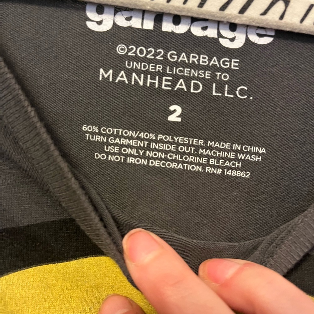 Torrid Garbage Band Tee with Yellow Smiley Graphic - Picture 3 of 4
